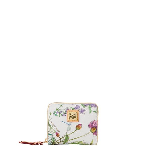 Borsa A Mano Dooney & Bourke Rosa - Zip, Satchel Media - Nuova Con Etichette